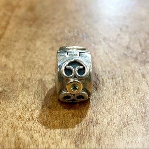 Pandora silver clip charm